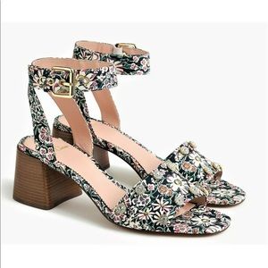J CREW penny ankle strap sandals - brand new